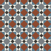 Multicolored lvt tile floors from Karndean