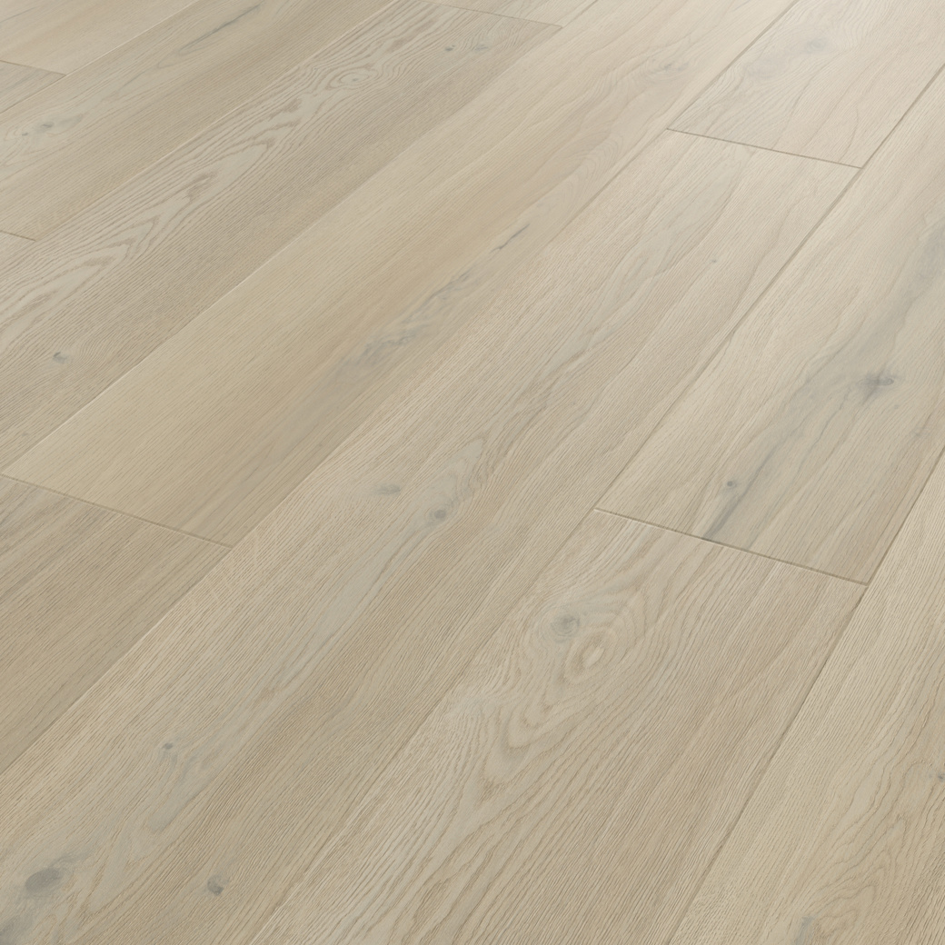 Basque Oak light brown lvt flooring from an angle